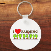 I Love Farming Sleutelhanger (Voorkant)