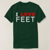 I Love Feet T-shirt (Design voorkant)