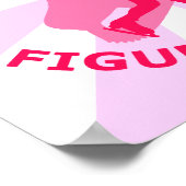 I Love Figuur Skating Poster (Hoek)