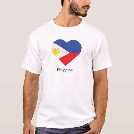 I Love Filipijnen T-shirt (Voorkant)
