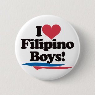 I Love Filipino Boys Ronde Button 5,7 Cm