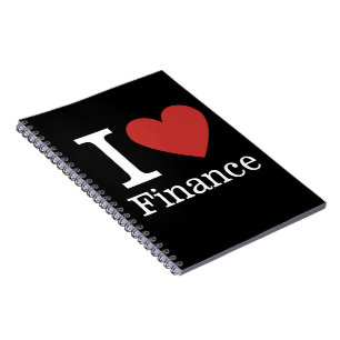 I ❤️ Love Finance - Finance Dept.- Spiral Notitieb Notitieboek