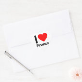 i love finance hart sticker (Envelop)