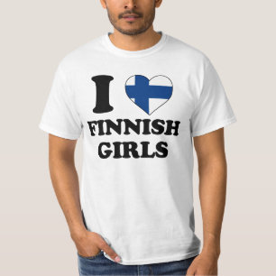 I love Finnish Girls T-shirt