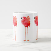 I Love Flamants roses Jumbo Mug (Devant)