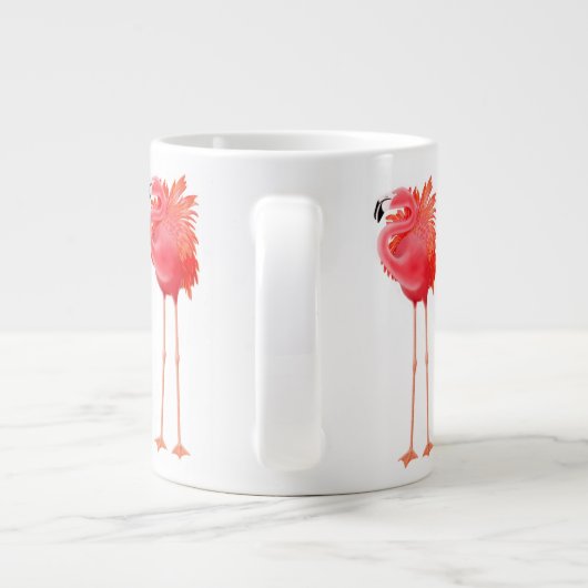 I Love Flamingos Jumbo Mok (Achterkant)