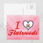 I Love Flatwood, West Virginia Briefkaart (Voorkant / Achterkant)