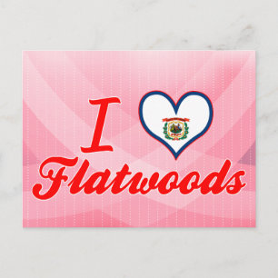 I Love Flatwood, West Virginia Briefkaart