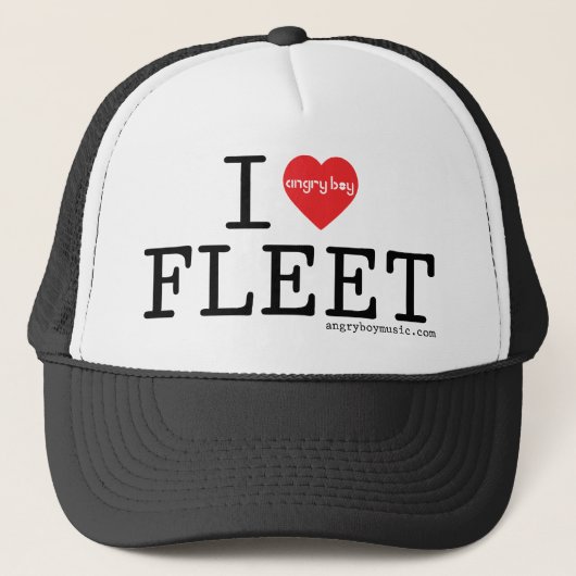 I Love Fleet Trucker Pet (Voorkant)