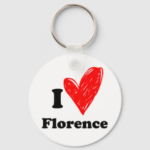 I Love Florence Sleutelhanger