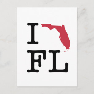 I Love Florida Briefkaart