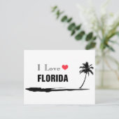 I Love Florida Briefkaart (Staand voorkant)