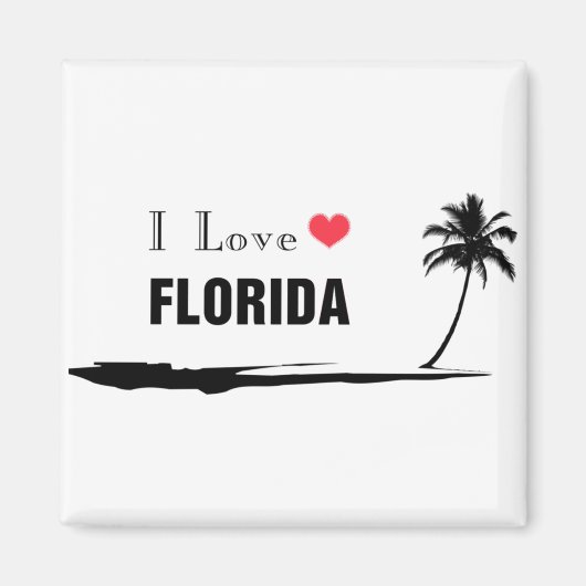 I Love Florida Magneet (Voorkant)