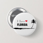 I Love Florida Ronde Button 5,7 Cm (Voorkant /achterkant)