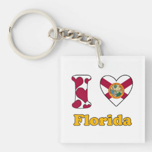 I love Florida Sleutelhanger