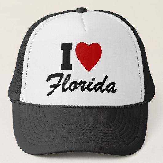 I Love Florida Trucker Pet (Voorkant)