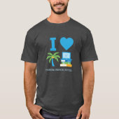 I Love Florida Virtual School, Charcoal T-Shirt (Voorkant)