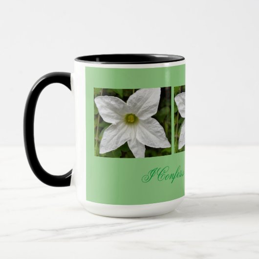 I Love Flowers Mug (Gauche)