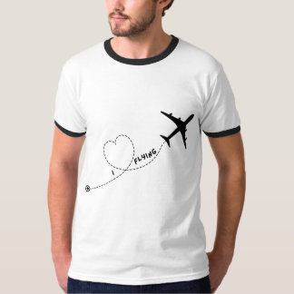 I Love Flying – Luchtvaart & Vliegtuig Liefhebber T-shirt
