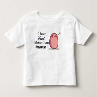 I LOVE FOOD MORE THAN PEOPLE "kawaii Potato" Kinder Shirts