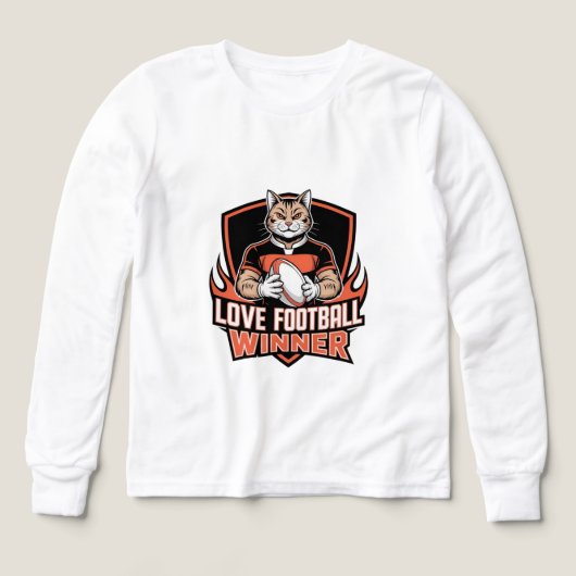 I love football  (Motif recto)