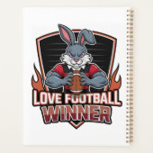I love football  planner (Achterkant)