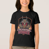 I love football Tri-Blend shirt (Voorkant)