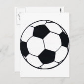 I Love Football (Voetbal) Hart van het Spel: I Lov Briefkaart (Voorkant / Achterkant)