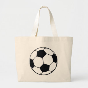 I Love Football (Voetbal) Hart van het Spel: I Lov Grote Tote Bag