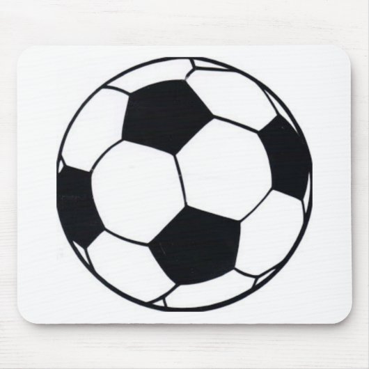 I Love Football (Voetbal) Hart van het Spel: I Lov Muismat (Voorkant)