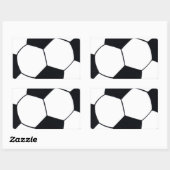 I Love Football (Voetbal) Hart van het Spel: I Lov Rechthoekige Sticker (Vel)