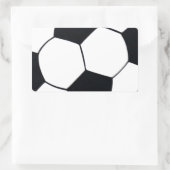 I Love Football (Voetbal) Hart van het Spel: I Lov Rechthoekige Sticker (Tas)