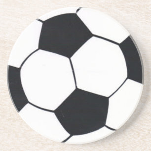 I Love Football (Voetbal) Hart van het Spel: I Lov Zandsteen Onderzetter