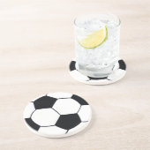 I Love Football (Voetbal) Hart van het Spel: I Lov Zandsteen Onderzetter (Zijkant)