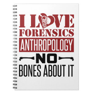 I Love Forensiics Antropology Antropoloog Notitieboek
