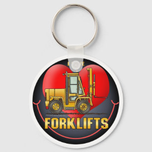 I Love Forklift Trucks Sleutelhanger