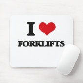 i LOVE fORKLIFTS Muismat (Met muis)