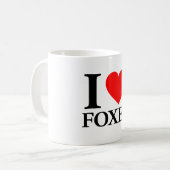I Love Foxes Koffiemok (Voorkant links)