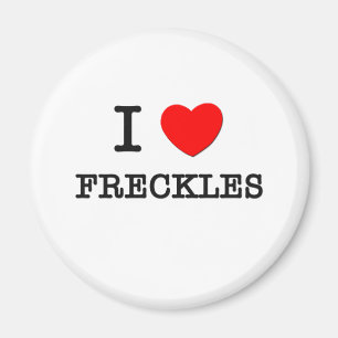 I Love Freckles Magneet