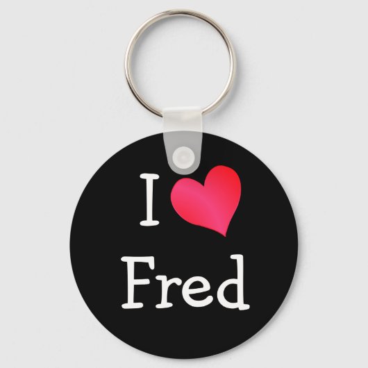 I Love Fred Sleutelhanger (Voorkant)