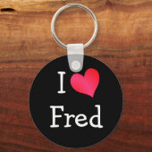I Love Fred Sleutelhanger (Voorkant)