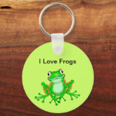 I Love Frogs Sleutelhanger (Voorkant)