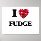 I Love Fudge Poster (Voorkant)