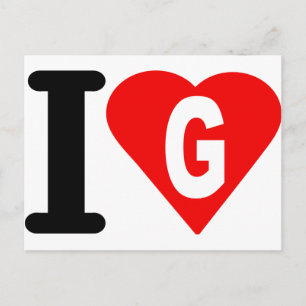 i-love-g. briefkaart