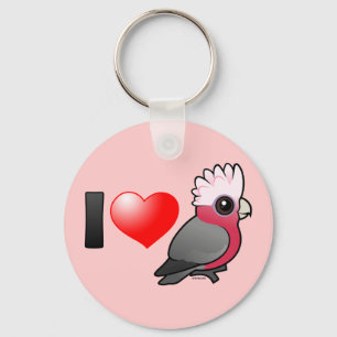 I Love Galahs (crest up) Sleutelhanger
