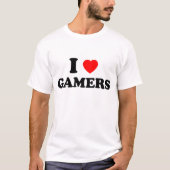 I Love Gamers T-Shirt (Devant)