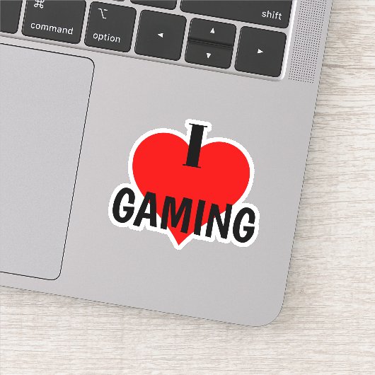 I Love Gaming Stickers - Stickers Gamer (Détail)
