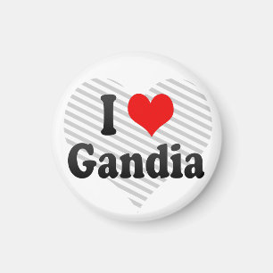 I Love Gandia, Spain Magneet