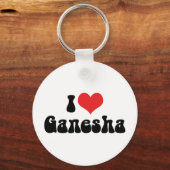I Love Ganesha Sleutelhanger (Voorkant)