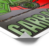 I Love Garbage Trucks Greens Affiche Imprimer (Coin)